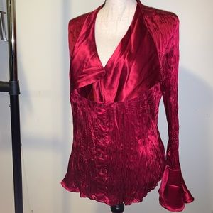 Maroon blouse